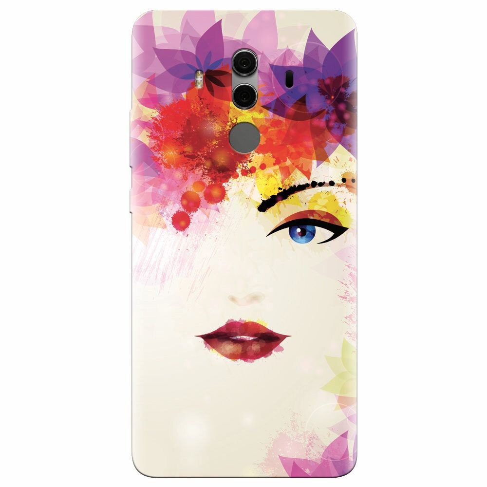 Husa silicon pentru Huawei Mate 10, Pretty Face