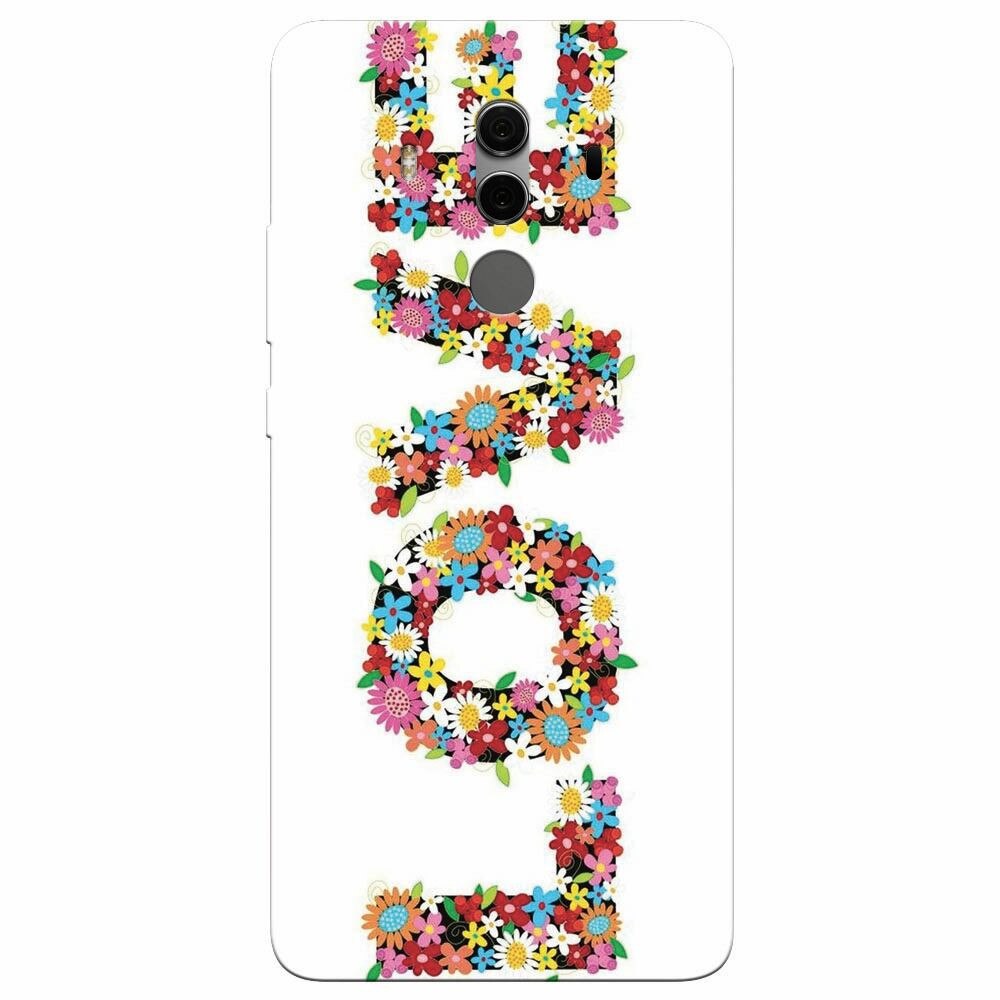 Husa silicon pentru Huawei Mate 10, Love Made By Flowers
