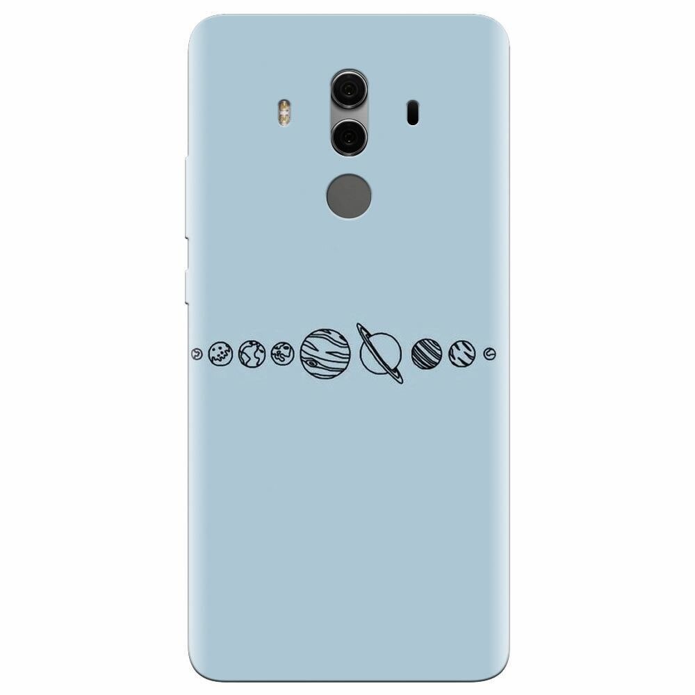 Husa silicon pentru Huawei Mate 10, Planets