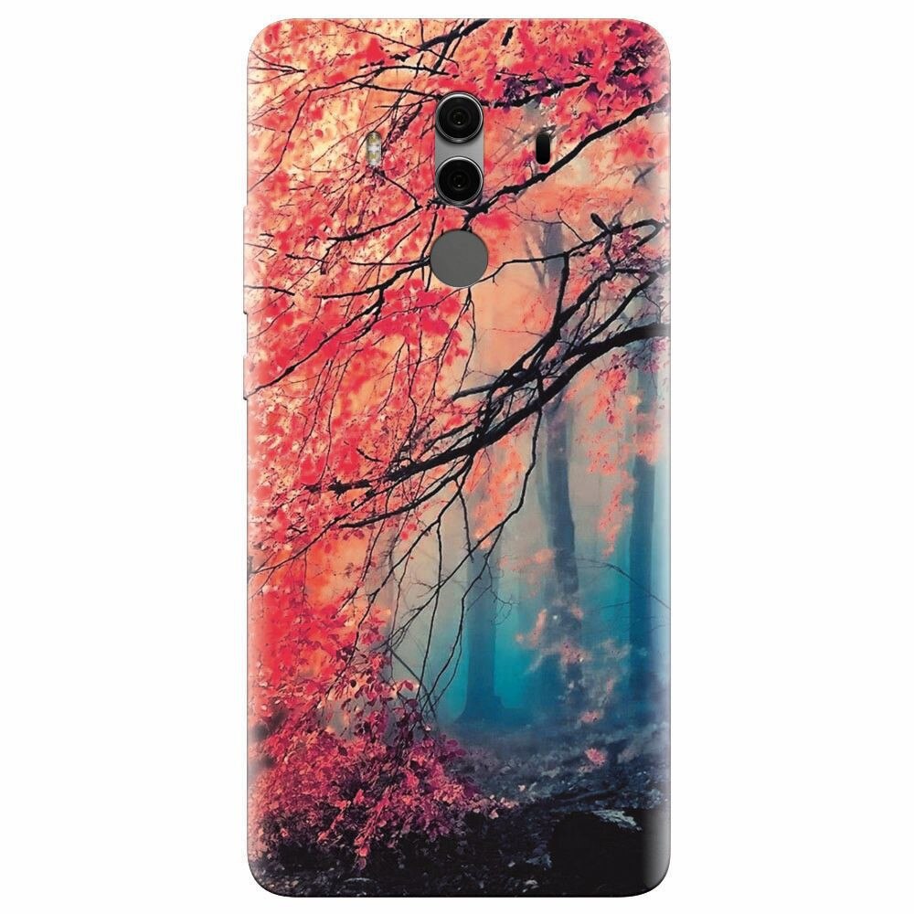 Husa silicon pentru Huawei Mate 10, Morning Fog Inest Nature