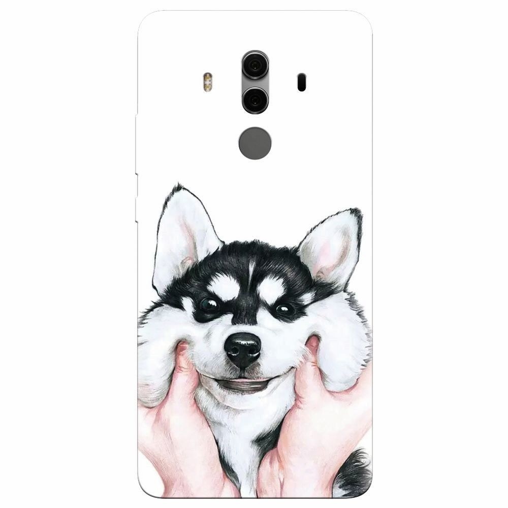 Husa silicon pentru Huawei Mate 10, Cute Dog 1