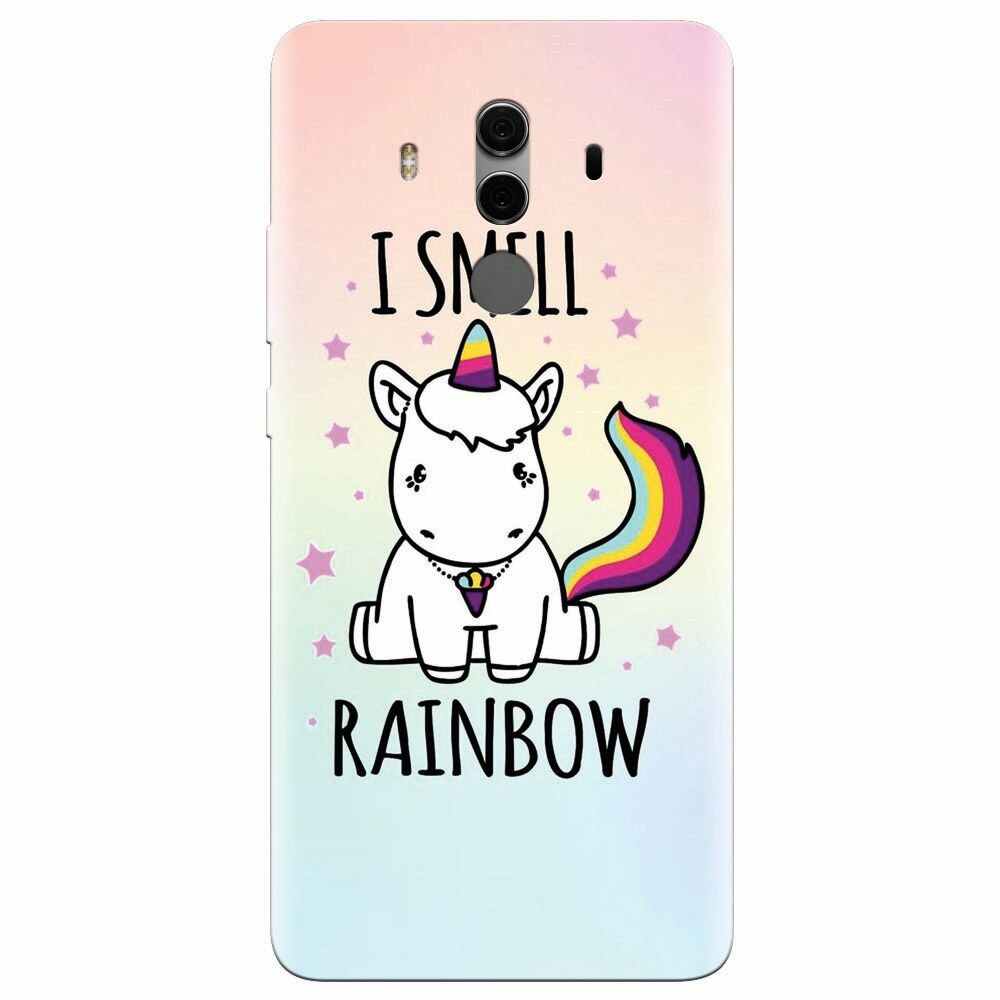 Husa silicon pentru Huawei Mate 10, I Smell Rainbow