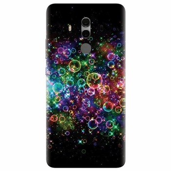 Husa silicon pentru Huawei Mate 10, Rainbow Colored Soap Bubbles Husa silicon pentru Huawei Mate 10, Rainbow Colored Soap Bubbles
