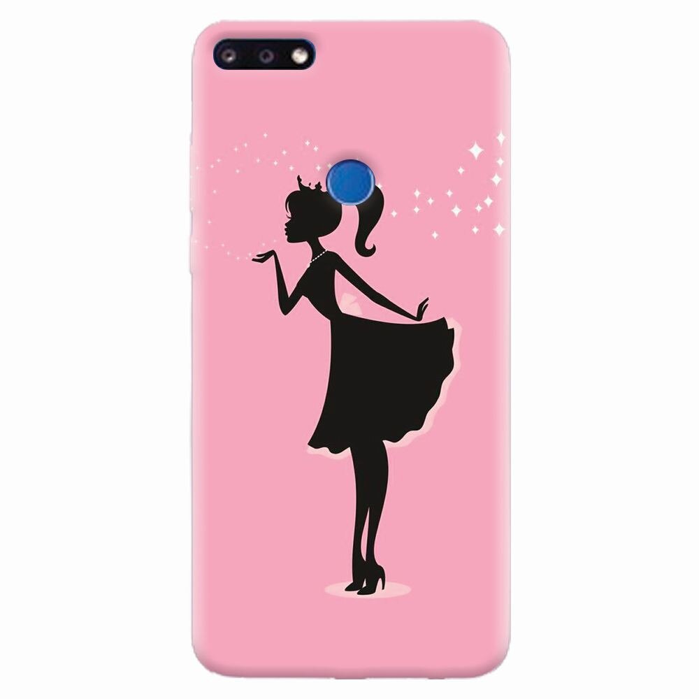 Husa silicon pentru Huawei Y7 Prime 2018, Princess 2
