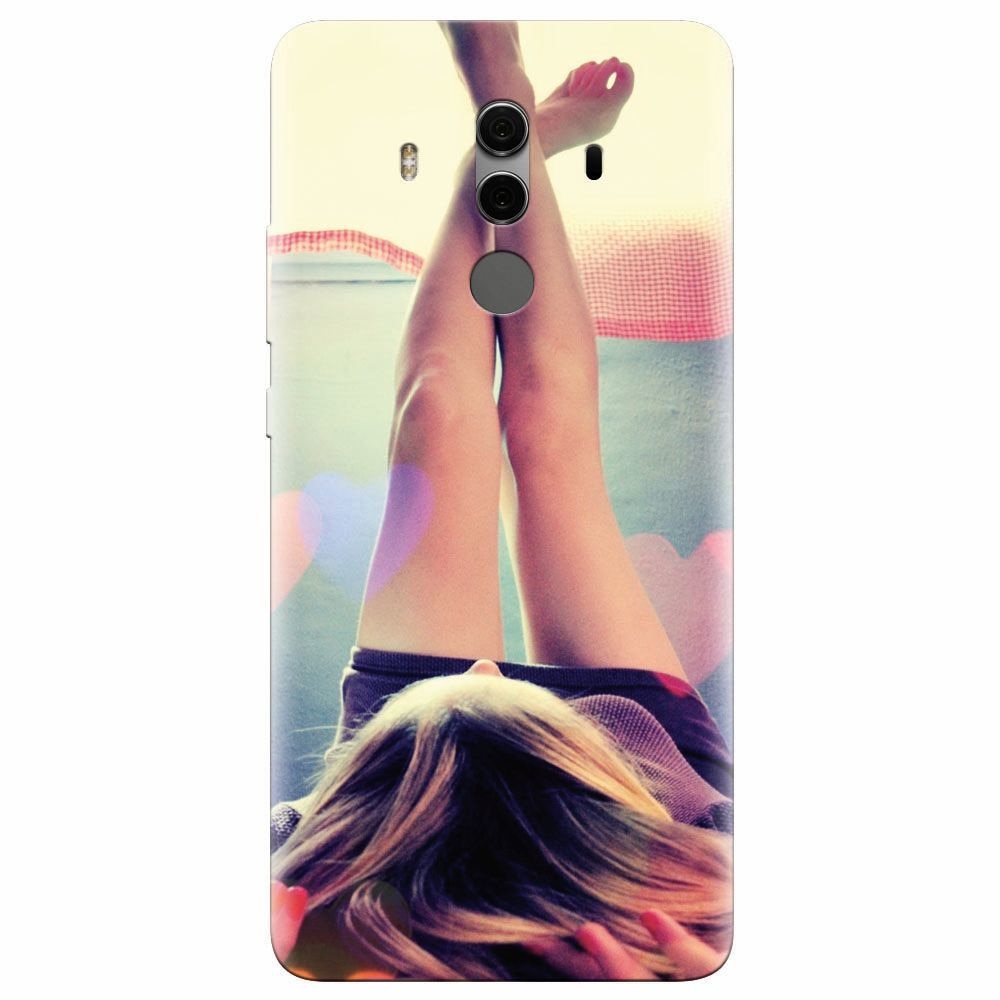 Husa silicon pentru Huawei Mate 10, Relax Girl