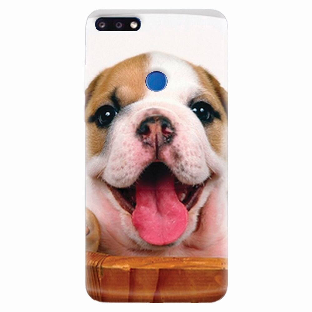 Husa silicon pentru Huawei Y7 Prime 2018, Puppies 002