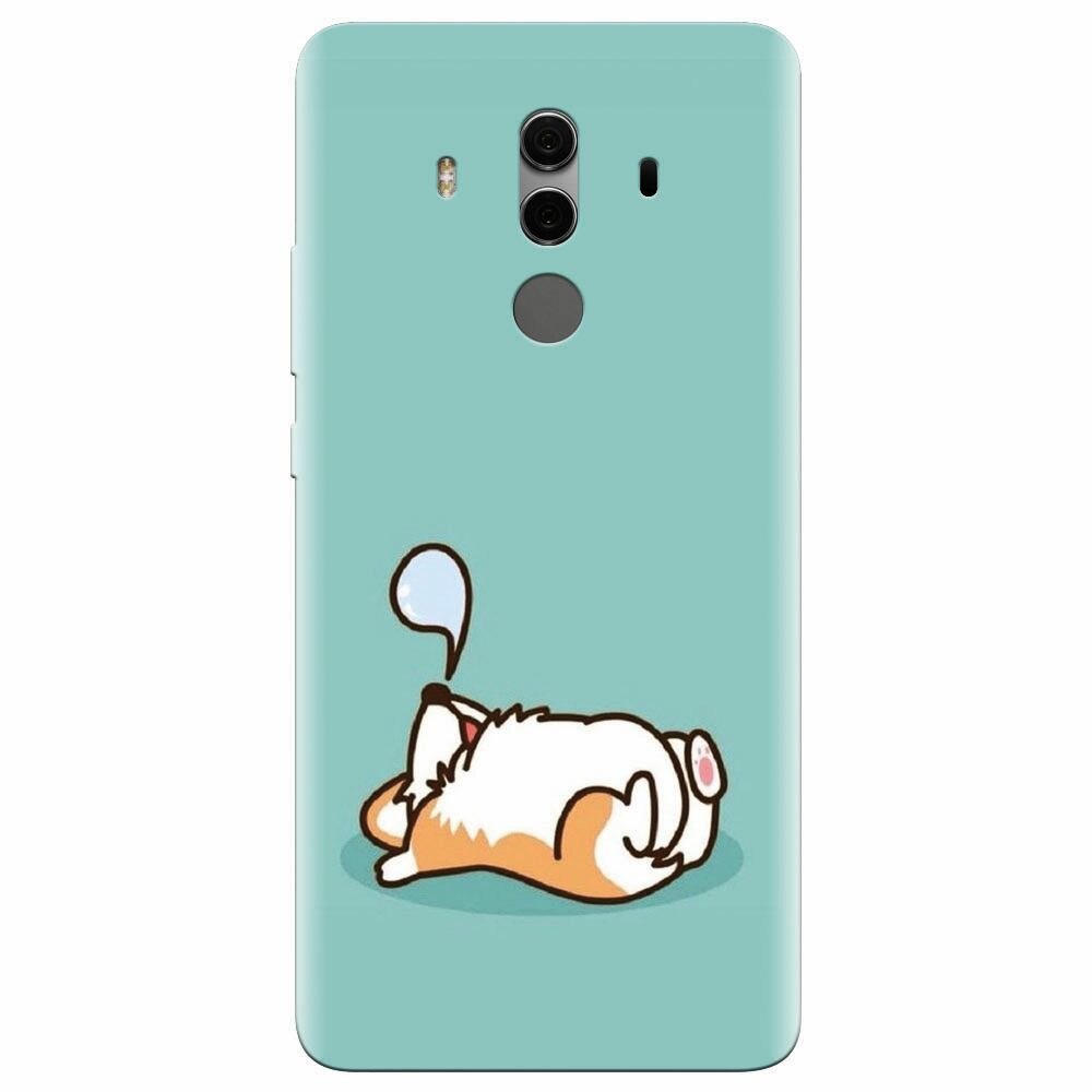 Husa silicon pentru Huawei Mate 10, Cute Corgi