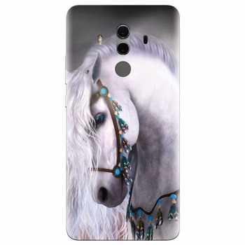 Husa silicon pentru Huawei Mate 10, White Horse Husa silicon pentru Huawei Mate 10, White Horse