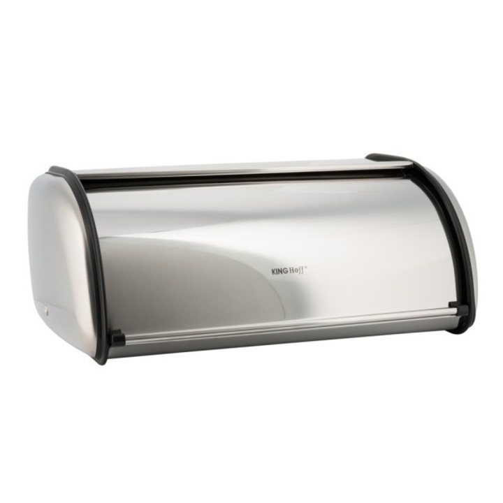 Rozsdamentes acél doboz KingHoff kenyérhez, hossza 36 cm