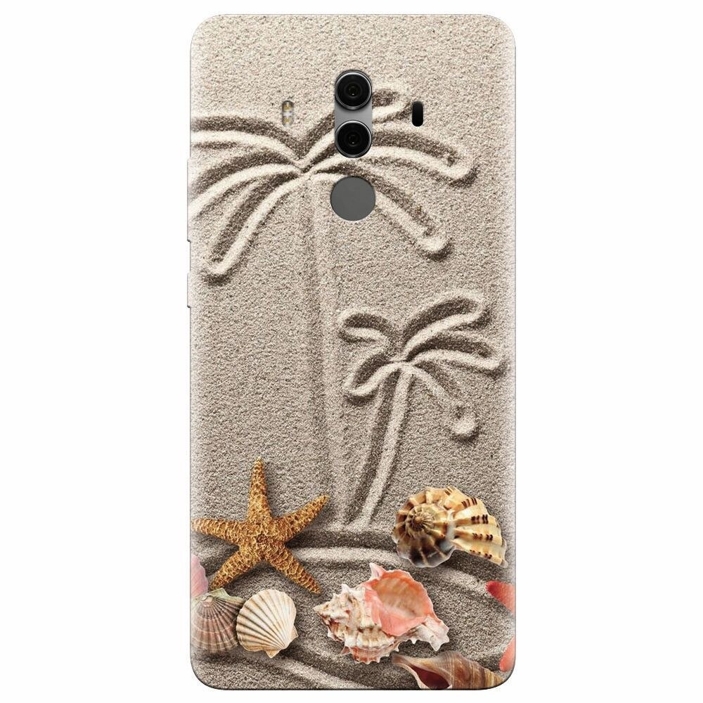 Husa silicon pentru Huawei Mate 10, Beach Sand