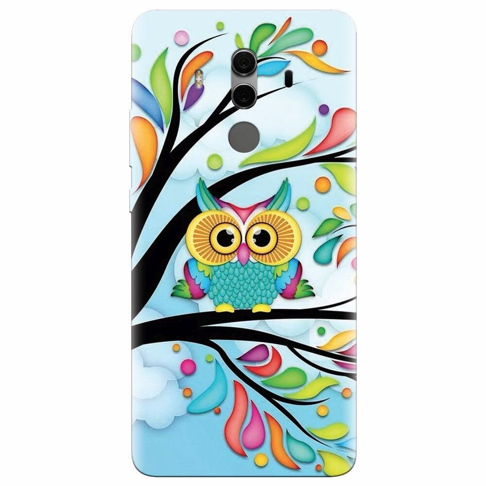 Husa silicon pentru Huawei Mate 10, Owl 101