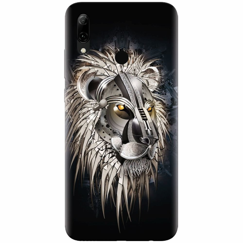 Husa silicon pentru Huawei P Smart 2019, Abstract Lion 001