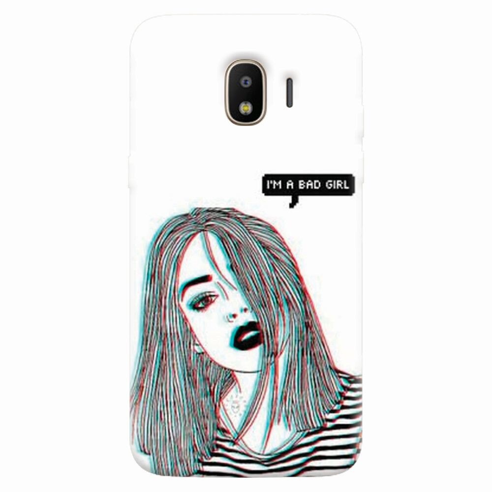Husa silicon pentru Samsung Galaxy J4 2018, Im A Bad Girl