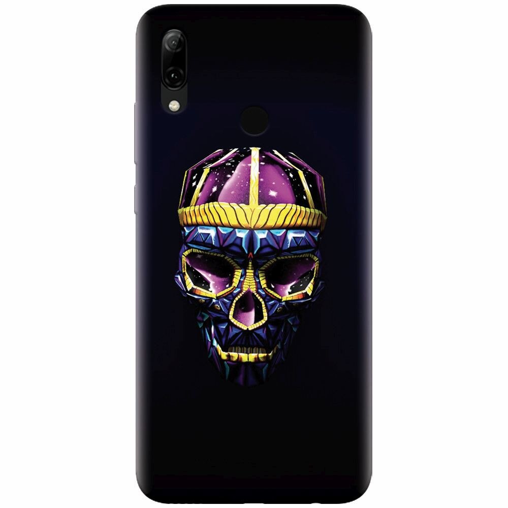 Husa silicon pentru Huawei P Smart 2019, Colorfull Skull