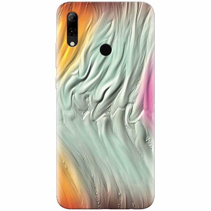 Szilikon tok Huawei P Smart 2019-hez, vonzó absztrakt dizájn