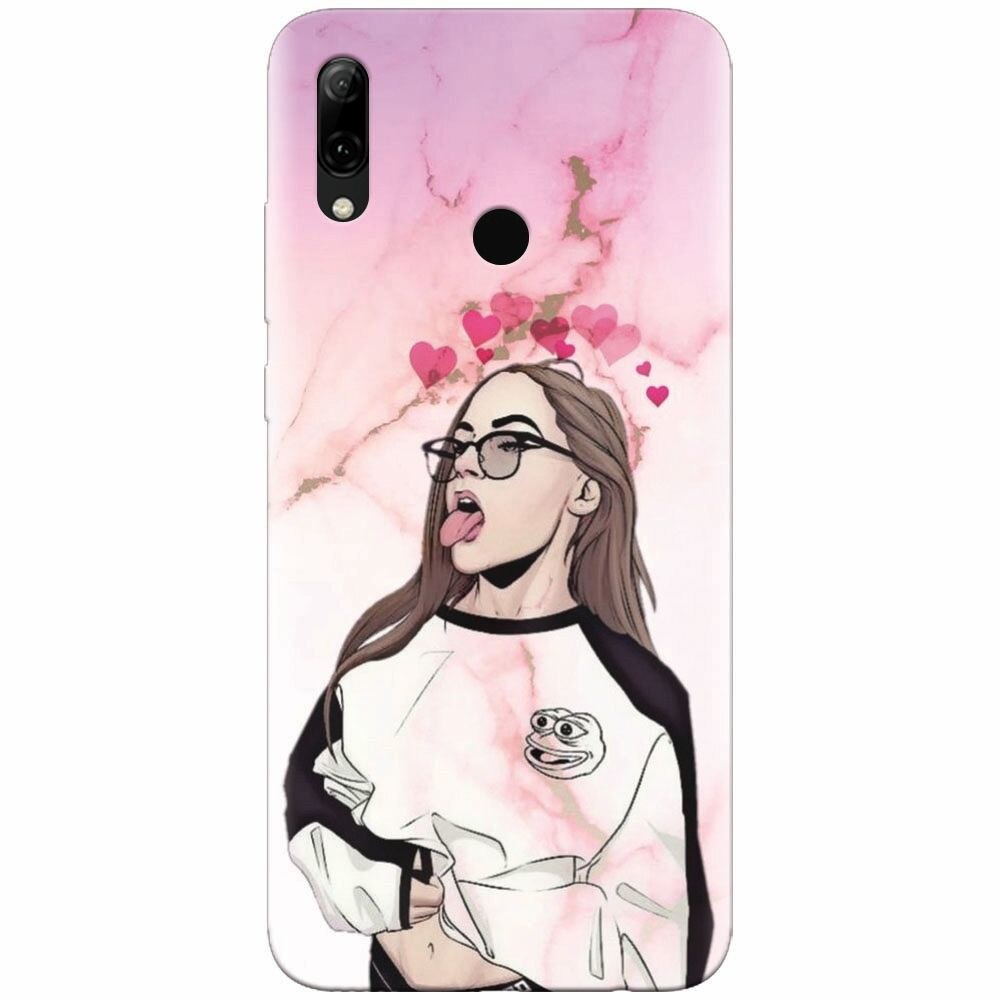 Husa silicon pentru Huawei P Smart 2019, Bad Girl