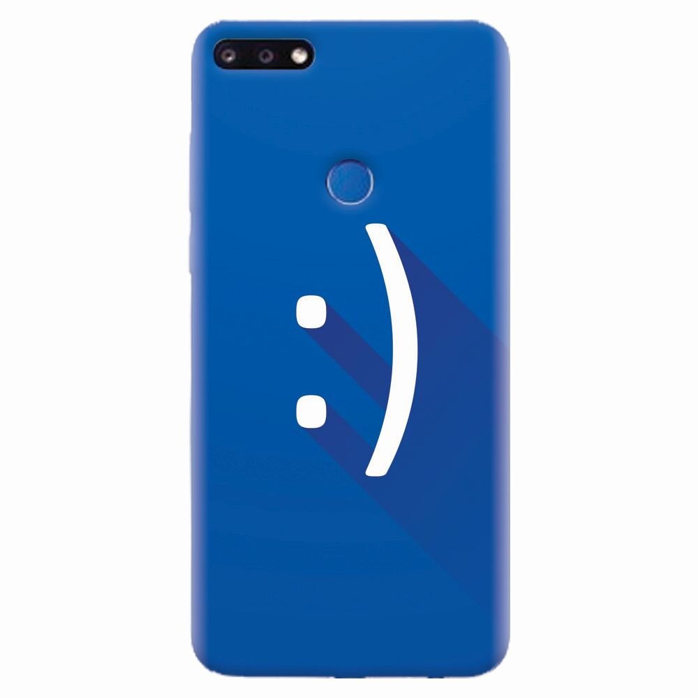 Husa silicon pentru Huawei Y7 Prime 2018, Smile