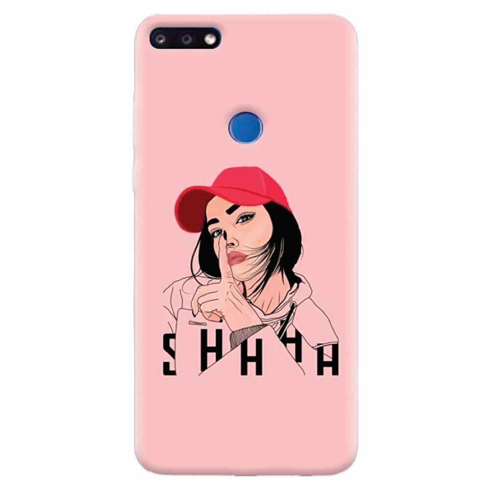 Husa silicon pentru Huawei Y7 Prime 2018, Shhh