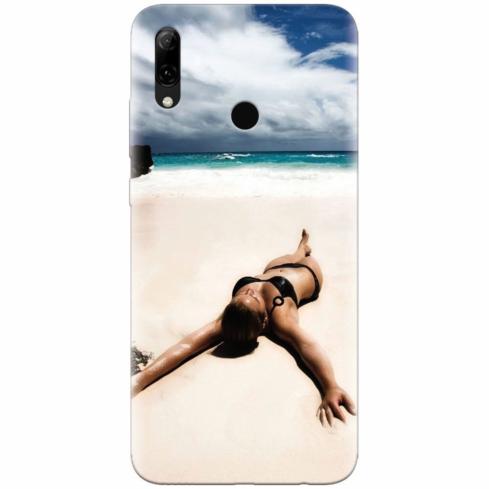 Husa silicon pentru Huawei P Smart 2019, Beach Lounging