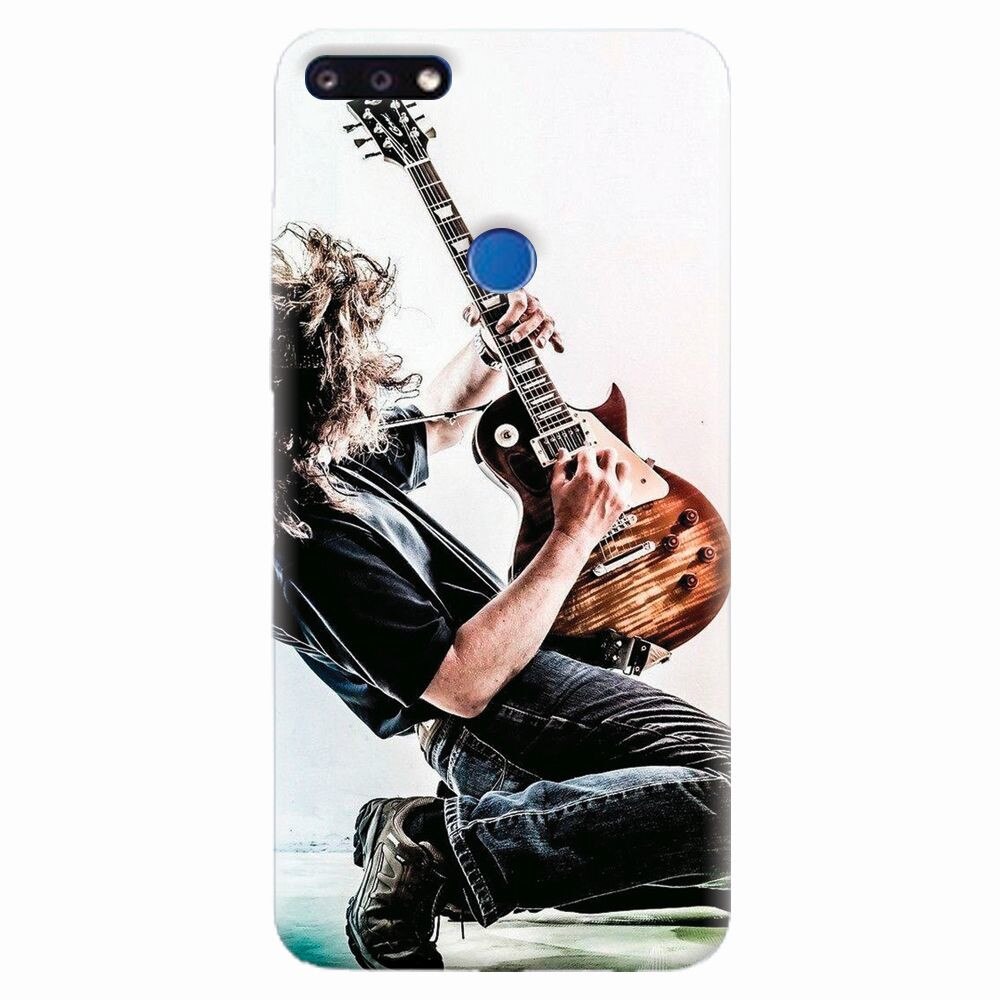 Husa silicon pentru Huawei Y7 Prime 2018, Rock Star