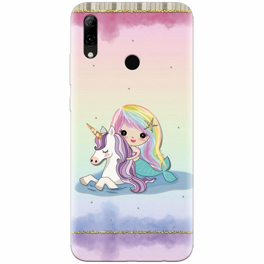 Husa silicon pentru Huawei P Smart 2019, Mermaid Unicorn Play