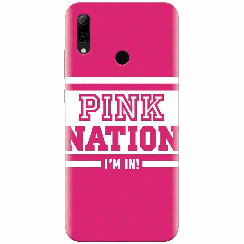 Husa silicon pentru Huawei P Smart 2019, Pink Nation