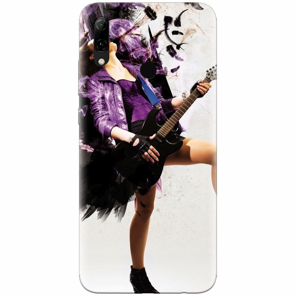Husa silicon pentru Huawei P Smart 2019, Rock Music Girl