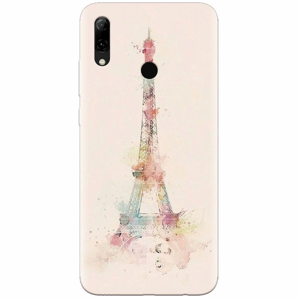Husa silicon pentru Huawei P Smart 2019, Eiffel Tower 001