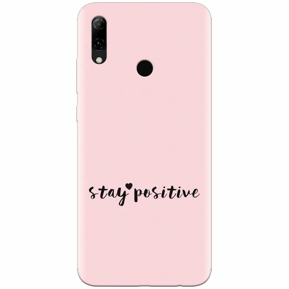 Husa silicon pentru Huawei P Smart 2019, Stay Positive
