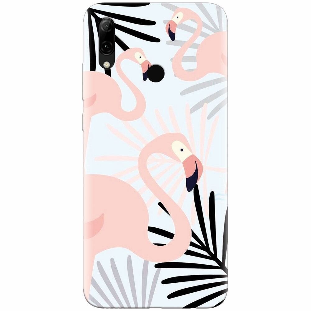 Husa silicon pentru Huawei P Smart 2019, Flamingo