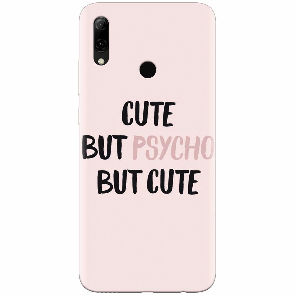 Husa silicon pentru Huawei P Smart 2019, Cute But Psycho