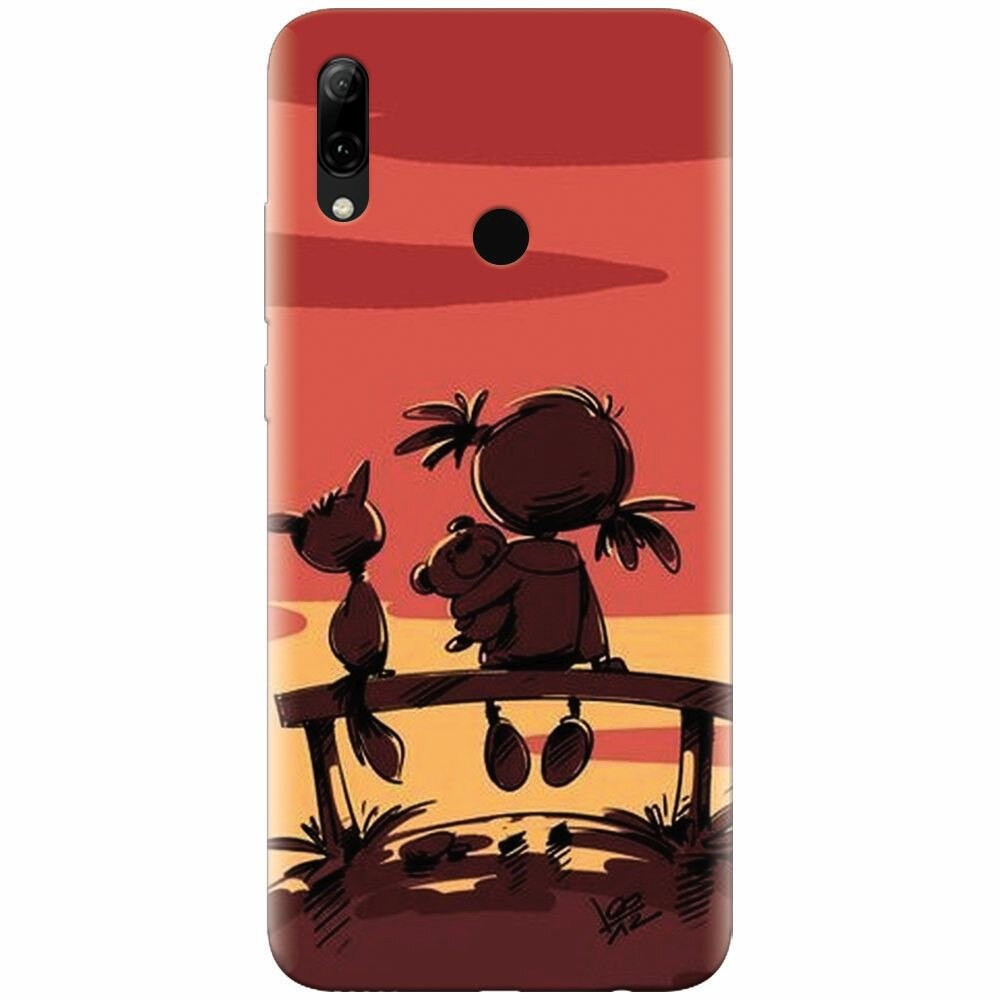 Husa silicon pentru Huawei P Smart 2019, Lovely Sunsets