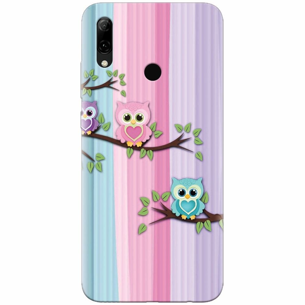 Husa silicon pentru Huawei P Smart 2019, Cute Owl