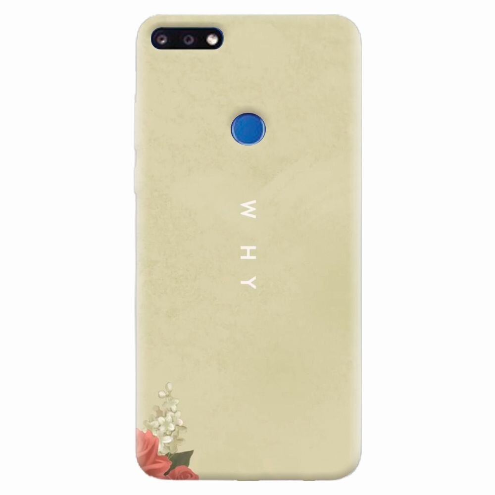 Husa silicon pentru Huawei Y7 Prime 2018, Why