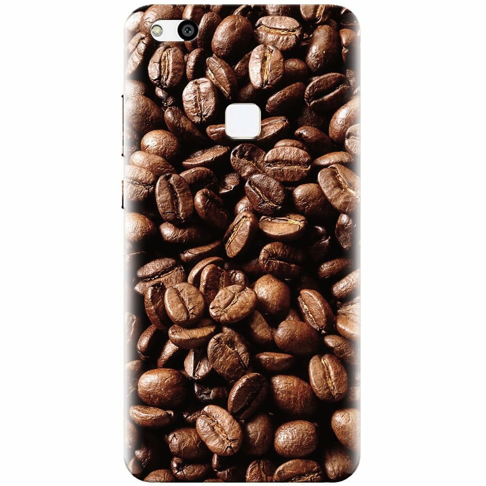 Husa silicon pentru Huawei P10 Lite, Coffee Beans