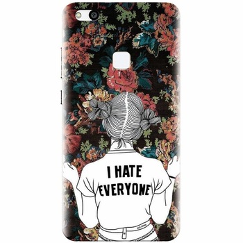 Husa silicon pentru Huawei P10 Lite, I Hate Everyone Husa silicon pentru Huawei P10 Lite, I Hate Everyone