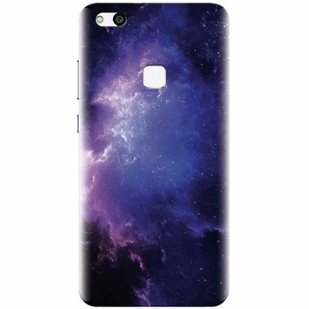 Husa silicon pentru Huawei P10 Lite, Purple Space Nebula Husa silicon pentru Huawei P10 Lite, Purple Space Nebula