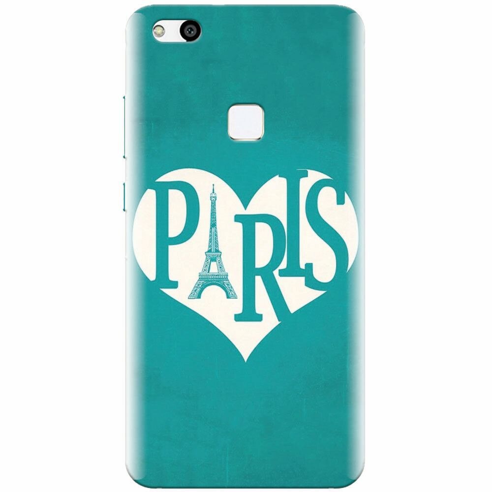 Husa silicon pentru Huawei P10 Lite, I Love Paris