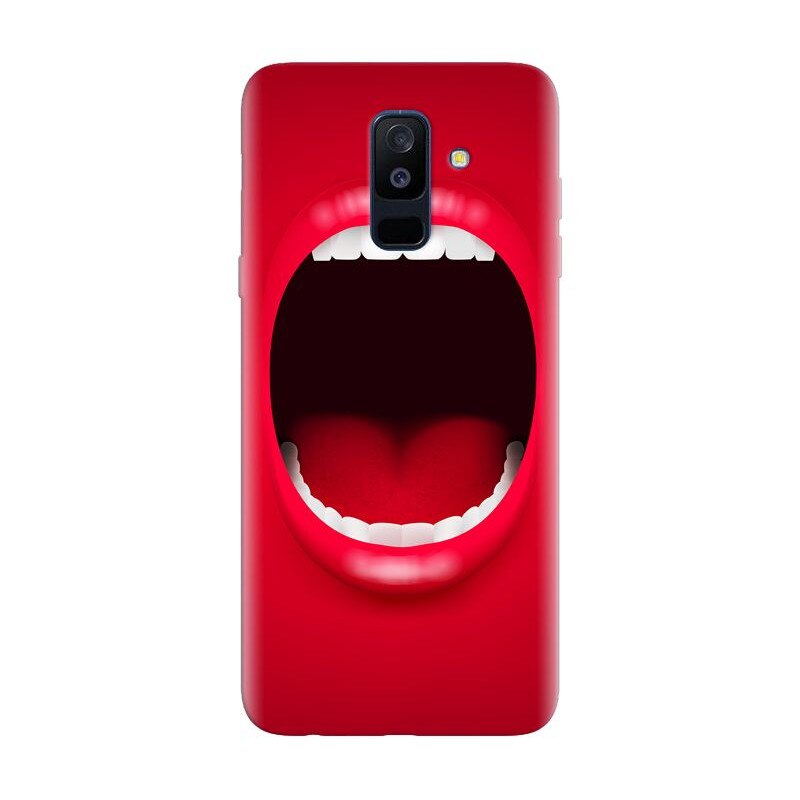 Husa silicon pentru Samsung Galaxy A6 Plus 2018, Big Mouth