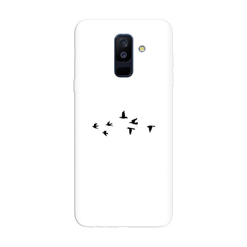 Husa silicon pentru Samsung Galaxy J8 Plus 2018, Birds