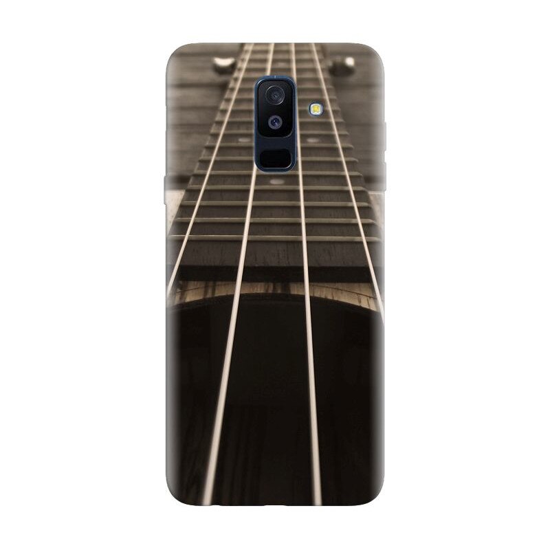 Husa silicon pentru Samsung Galaxy A6 Plus 2018, Bass Guitar