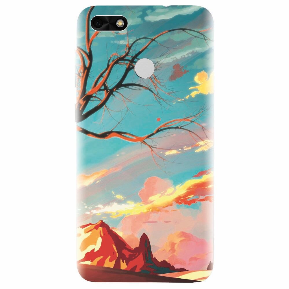 Husa silicon pentru Huawei P9 Lite, Artistic Landscape