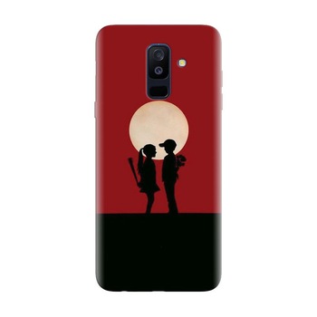 Husa silicon pentru Samsung Galaxy J8 2018, Boy Girl Love Story Husa silicon pentru Samsung Galaxy J8 2018, Boy Girl Love Story