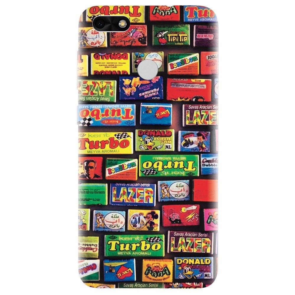 Husa silicon pentru Huawei Y6 Pro 2017, Chewing Gum Turbo