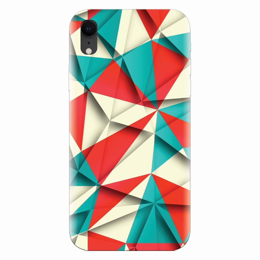 Husa silicon pentru Apple Iphone XR, Abstract Vector