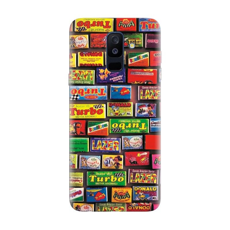 Husa silicon pentru Samsung Galaxy J8 Plus 2018, Chewing Gum Turbo