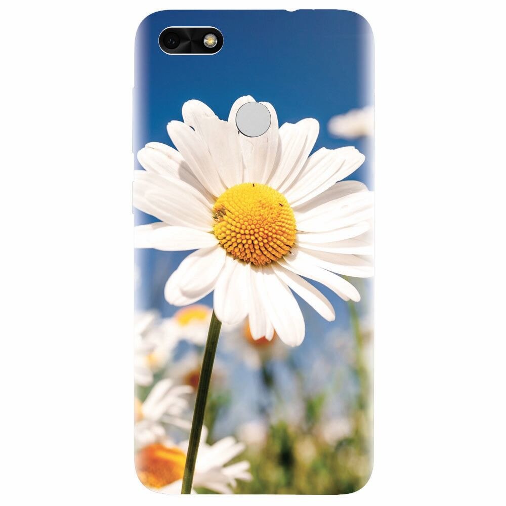Husa silicon pentru Huawei Y6 Pro 2017, Daisies Field Flowers