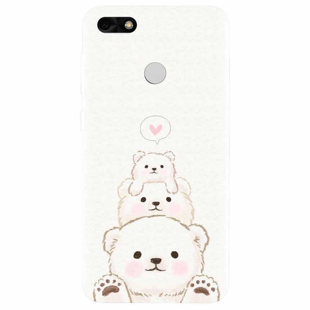 Husa silicon pentru Huawei P9 Lite mini, Family Bear