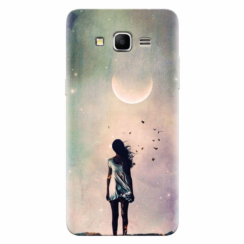 Husa silicon pentru Samsung Grand Prime, Alone Woman Cgi Hd K