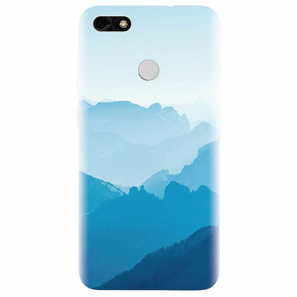 Husa silicon pentru Huawei Y6 Pro 2017, Blue Mountain Crests
